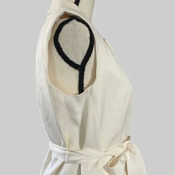 NEW Everlane The Sleeveless Blazer in Buttersmooth Womens 0 Canvas Vest - Picture 9 of 14